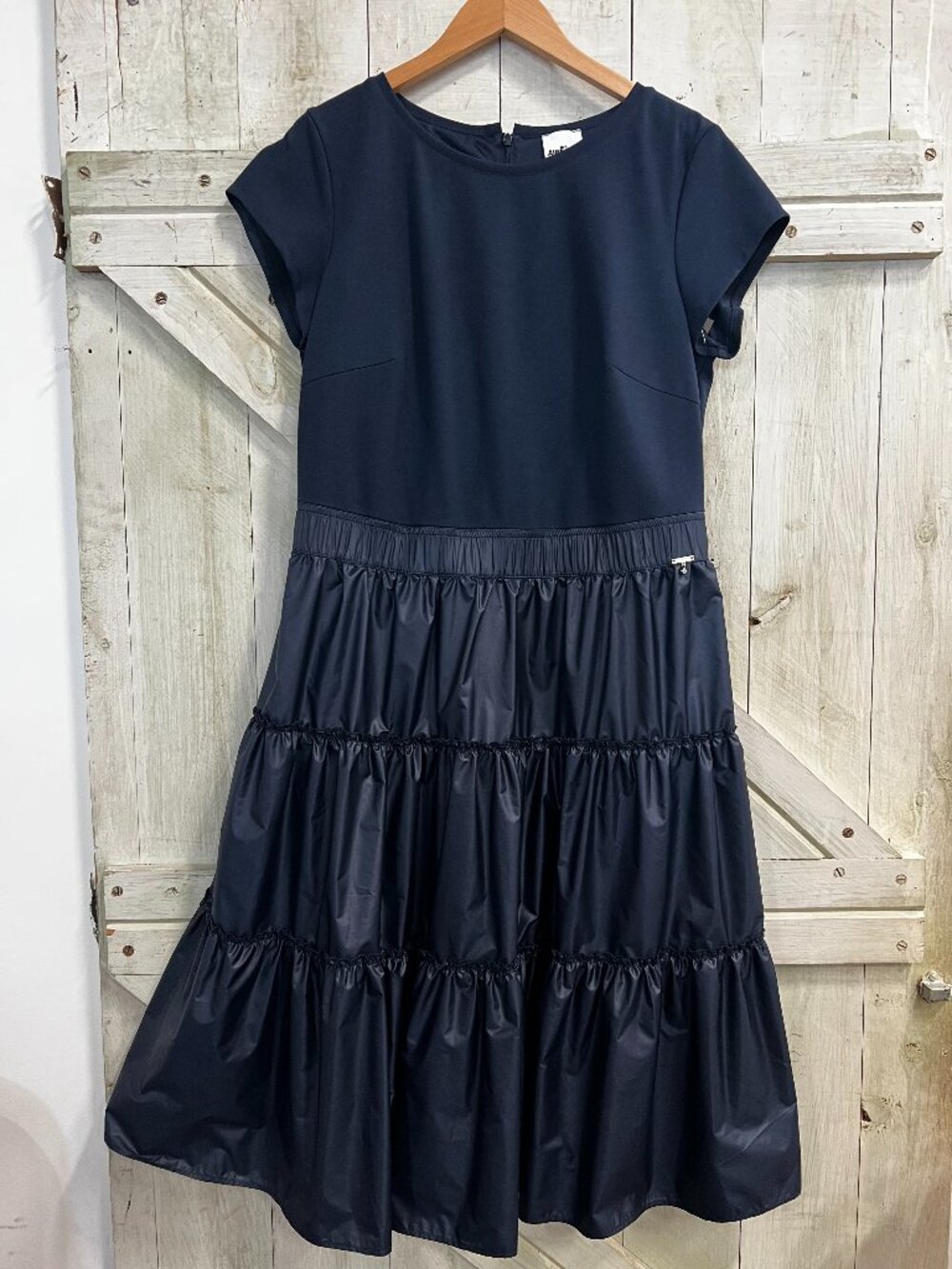 Airfield Navy Tiered Maxi Dress Size XL